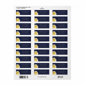 青モダン黄ローズフローラのア結婚ドレス ラベル (フルシート)