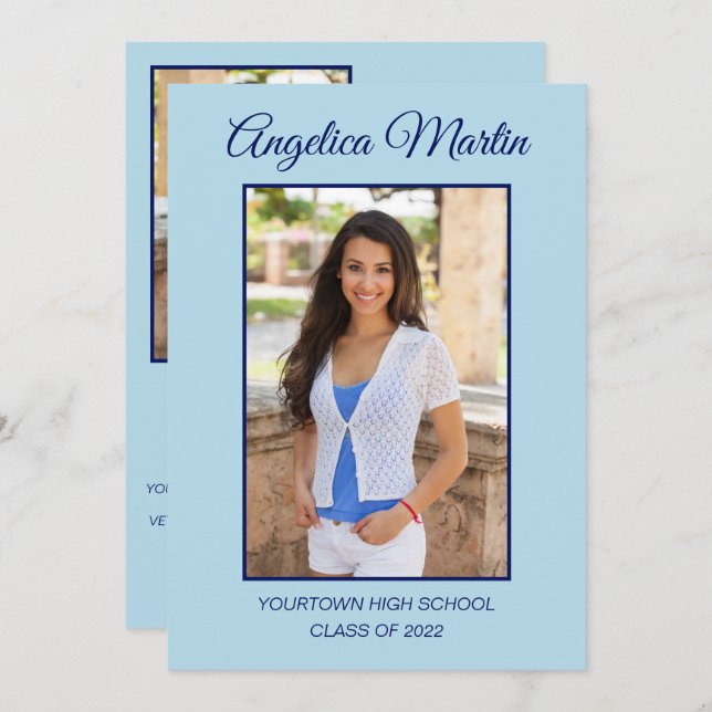 青モダン2側面卒業3写真教室2022 (正面/裏面)