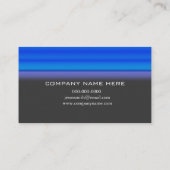 青モダン、紫、黒 名刺 (裏面)