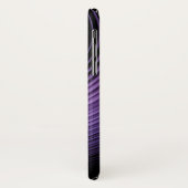 青モノグラムのコンテンポラリー抽象芸術 Case-Mate iPhoneケース (裏面/左)