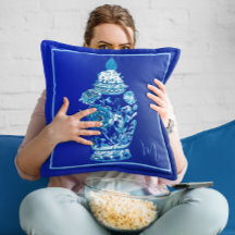 青モノグラムの白エレガント生姜