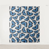 青モルフォ タペストリー (正面)