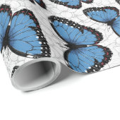 青モルフォ ラッピングペーパー (ロールコーナー)