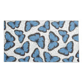 青モルフォ 枕カバー (裏面-左)