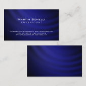 青ユニーク芸術的コンテンポラリートレンディー 名刺 (正面/裏面)