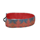 青ユニーク赤パタカッコいいトリップ(幻覚体験)のようなン族 アスレチックヘッドバンド (左)