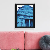 青ライブラリ キャンバスプリント (インサイチュ (リビング))