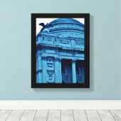 青ライブラリ キャンバスプリント (インサイチュ (ウッドフロア))