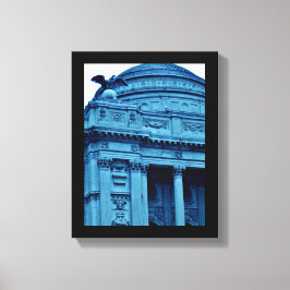 青ライブラリ キャンバスプリント