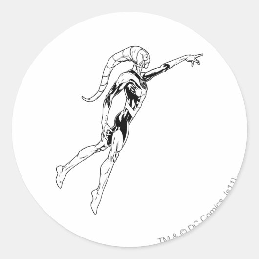 青ランタン11 ラウンドシール (正面)