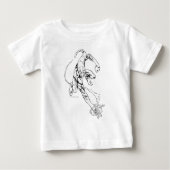 青ランタン9 ベビーTシャツ (正面)