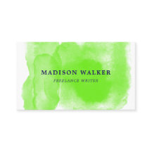 青リンゴ色の水彩画