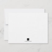 青リンゴ色の海軍楕円形のプレッピーな結婚式の保存日付 セーブザデート (裏面)