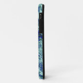 青レンガ壁のグランジ質感 Case-Mate iPhoneケース (裏面/左)