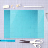 青レンガ壁 薄葉紙 (クラフト)