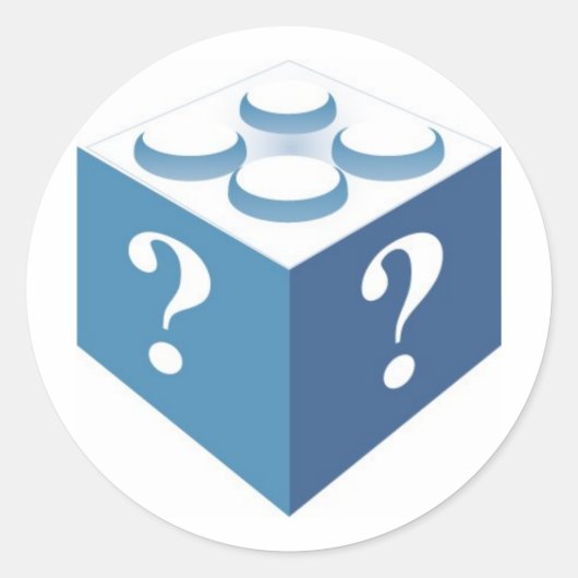 青レンガ ラウンドシール (正面)