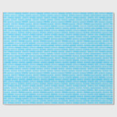 青レンガ ラッピングペーパー (フラット)