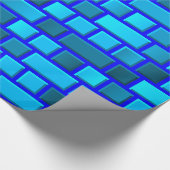 青レンガ ラッピングペーパー (角)