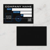 青レンズ、フォトIDカード 名刺 (正面/裏面)