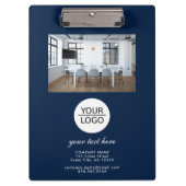 青ロゴの追加カスタム文字プロモーション写真 クリップボード (正面)