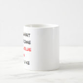 青ロシアのい母さん素晴らし コーヒーマグカップ (中央)