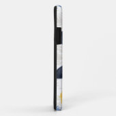 青ロシアの猫黄色の花 Case-Mate iPhoneケース (裏面/右)