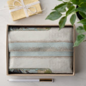 青ヴィンテージの鳥のフランスの（紋章の）フラ・ダ・リの分離 薄葉紙 (ギフト)