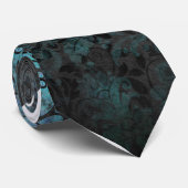 青ヴィンテージゴシック ネクタイ (ロール)