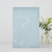 青ヴィンテージ 便箋 (スタンド正面)