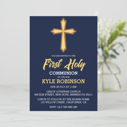 青一世招待状 招待状 (スタンド正面)