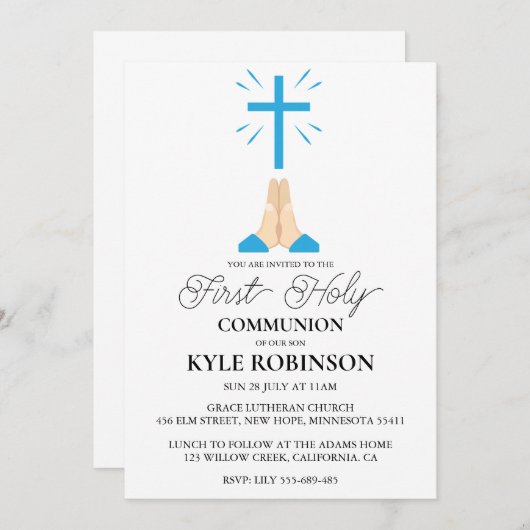 青一世招待状 招待状 (正面/裏面)