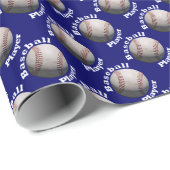 青上の野球選手 ラッピングペーパー (ロールコーナー)