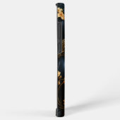 青不気味と金ゴールドのハロウィンカボチャ SAMSUNG GALAXYケース (右側面)