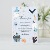 青不気味誕生日サンキューカード サンキューカード (スタンド正面)