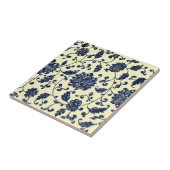 青中国のいデルフトの花と葉の～ * to タイル (側面)