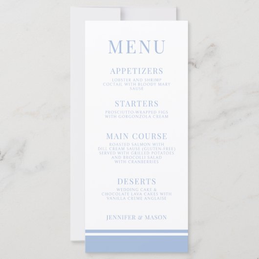 青中国の磁フローラ結婚の名刺 (正面)