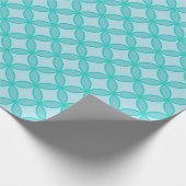 青丸淡い色のと海綿花が繰り返す ラッピングペーパー (角)