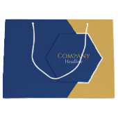 青企業の抱き枕 ラージペーパーバッグ (正面)