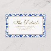 青伝統的イタリアンエンクロージャ・カード エンクロージャーカード (正面)