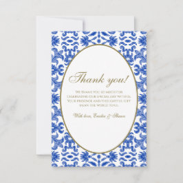 青伝統的イタリアンサンキューカード サンキューカード