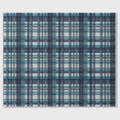 青伝統的ティール（緑がかった色）金ゴールド白マドラスプライド ラッピングペーパー (フラット)