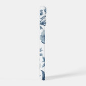 青伝統的フローラ素晴らし中国パターン iPhone 15ケース (右側面)