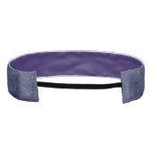 青伝統的波日本の青海波パターン アスレチックヘッドバンド (裏面)