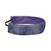 青伝統的波日本の青海波パターン アスレチックヘッドバンド (左)