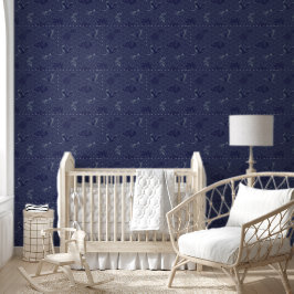 青伝統的波日本の青海波パターン 壁紙
