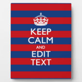 青保い文字で落ち着けストライプ フォトプラーク (正面)