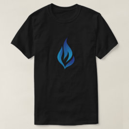 青保い炎が燃えた Tシャツ
