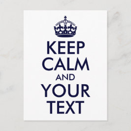 青保いCalmとテキスト ポストカード