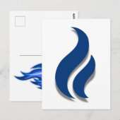 青保炎がダウンロード可能 ポストカード (正面/裏面)