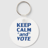 青保色の白色 キーホルダー (正面)